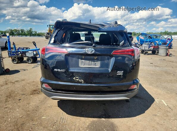 2T3RFREV4HW643926 2017 TOYOTA RAV4 Black უკანა ხედი