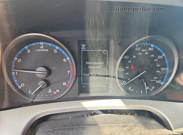 2T3RFREV4HW643926 2017 TOYOTA RAV4 Black ხელსაწყოთა პანელის ხედი