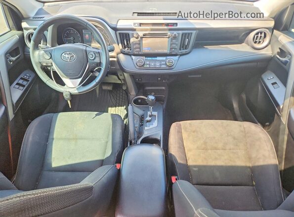 2T3RFREV4HW643926 2017 TOYOTA RAV4 Black წინა პანელის ხედი