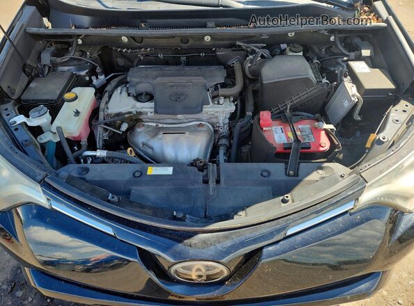 2T3RFREV4HW643926 2017 TOYOTA RAV4 Black ძრავის განყოფილების ხედი