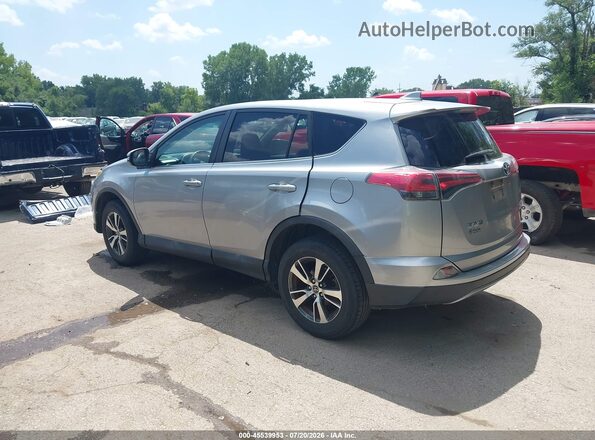 2T3RFREV4JW816785 2018 TOYOTA RAV4 Silver Задня ліва чверть