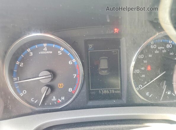 2T3RFREV5GW427288 2016 TOYOTA RAV4 Silver Instrument cluster view