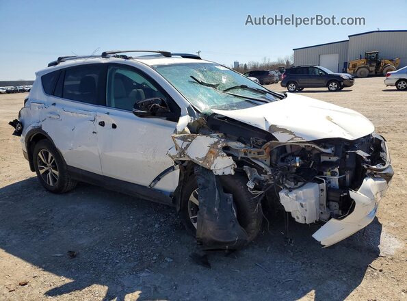 2T3RFREV5GW482680 2016 TOYOTA RAV4 White Передня права чверть