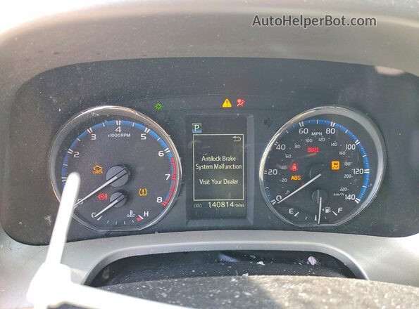 2T3RFREV5GW482680 2016 TOYOTA RAV4 White Вид щитка приладів