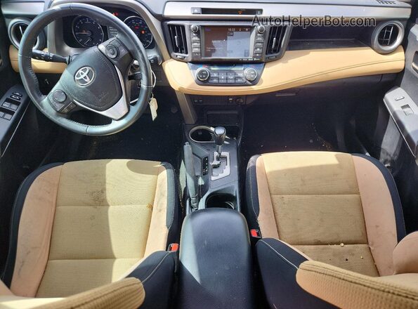 2T3RFREV5GW494019 2016 TOYOTA RAV4 White წინა პანელის ხედი