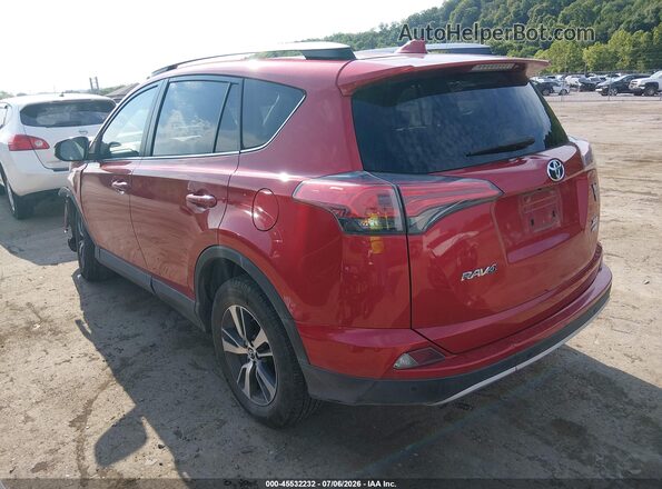 2T3RFREV5GW494828 2016 TOYOTA RAV4 Red Rear left
