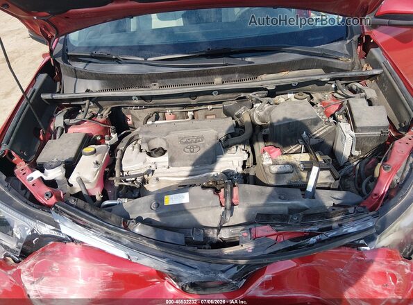 2T3RFREV5GW494828 2016 TOYOTA RAV4 Red Rear view