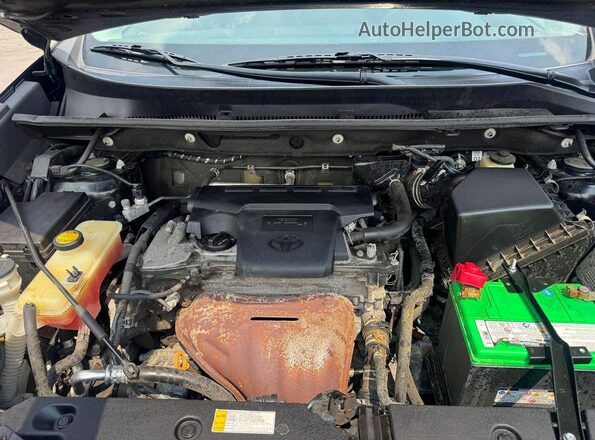 2T3RFREV5HW550218 2017 TOYOTA RAV4 Black წინა სალონის ხედი