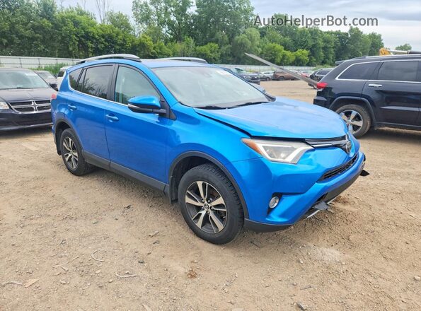 2T3RFREV5HW619120 2017 TOYOTA RAV4 Blue Przód prawy