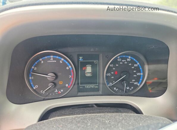 2T3RFREV5HW619120 2017 TOYOTA RAV4 Blue Widok zestawu wskaźników