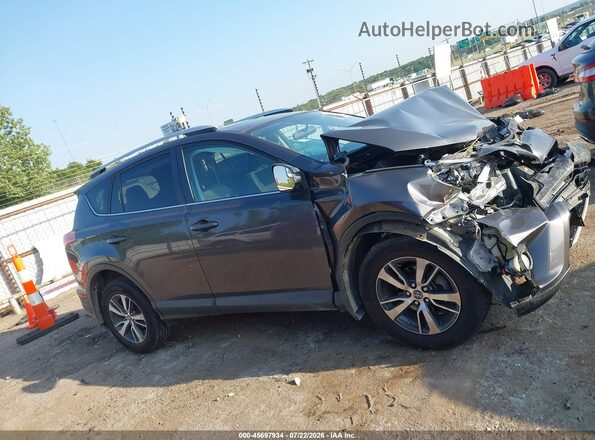 2T3RFREV6GW491565 2016 TOYOTA RAV4 Gray Widok wnętrza z tyłu