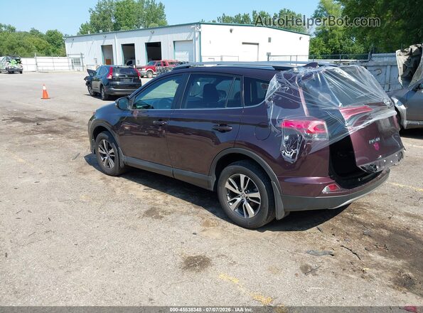 2T3RFREV6HW679245 2017 TOYOTA RAV4 Maroon უკანა მარცხენა