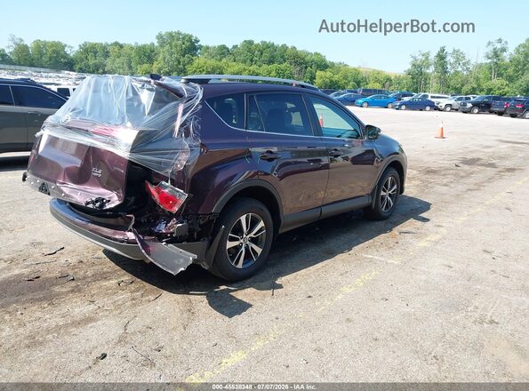2T3RFREV6HW679245 2017 TOYOTA RAV4 Maroon უკანა მარჯვენა