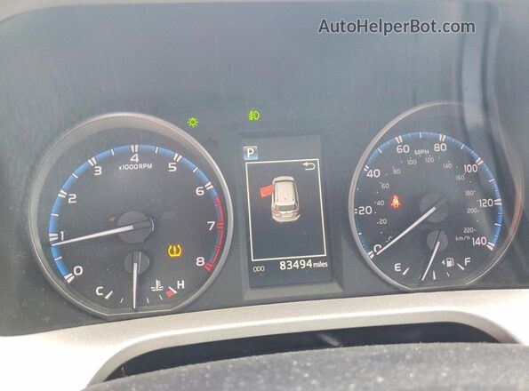 2T3RFREV6HW686468 2017 TOYOTA RAV4 Silver Սարքավորումների վահանակի տեսք