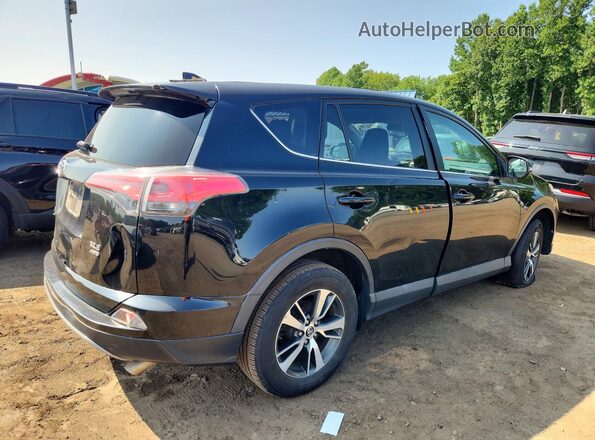 2T3RFREV6JW803195 2018 TOYOTA RAV4 Black Задня права чверть