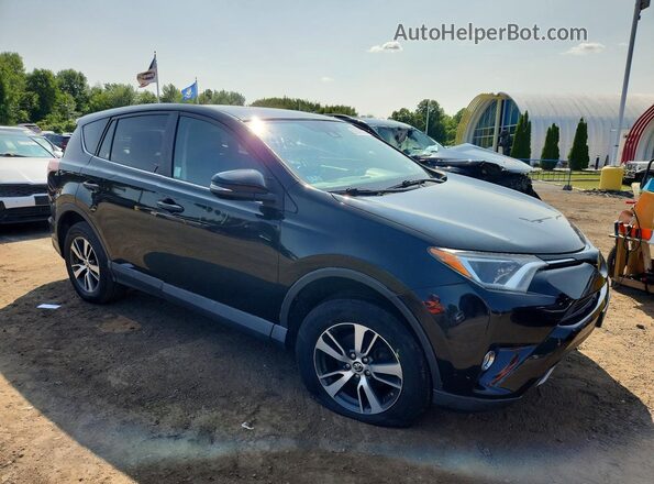 2T3RFREV6JW803195 2018 TOYOTA RAV4 Black Передня права чверть