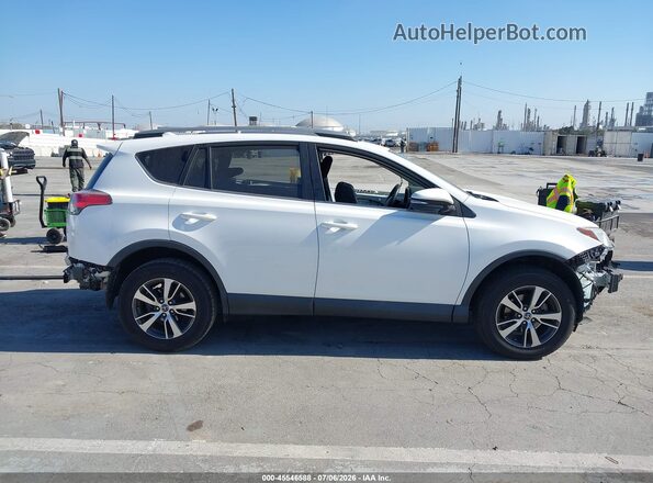 2T3RFREV6JW823687 2018 TOYOTA RAV4 White Widok wnętrza 360 stopni