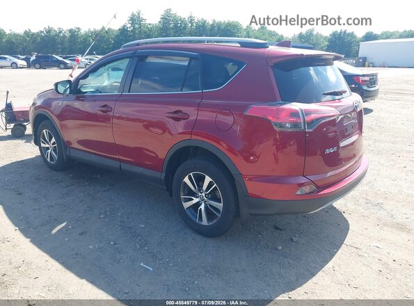 2T3RFREV6JW844152 2018 TOYOTA RAV4 Red Trasero izquierdo