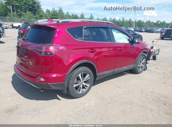 2T3RFREV6JW844152 2018 TOYOTA RAV4 Red Trasero derecho