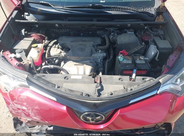2T3RFREV6JW844152 2018 TOYOTA RAV4 Red Vista trasera