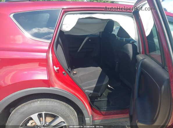 2T3RFREV6JW844152 2018 TOYOTA RAV4 Red Vista de la etiqueta del VIN