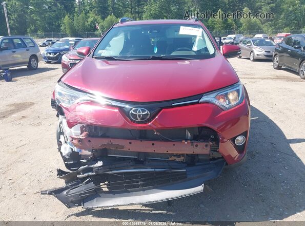 2T3RFREV6JW844152 2018 TOYOTA RAV4 Red Vista frontal