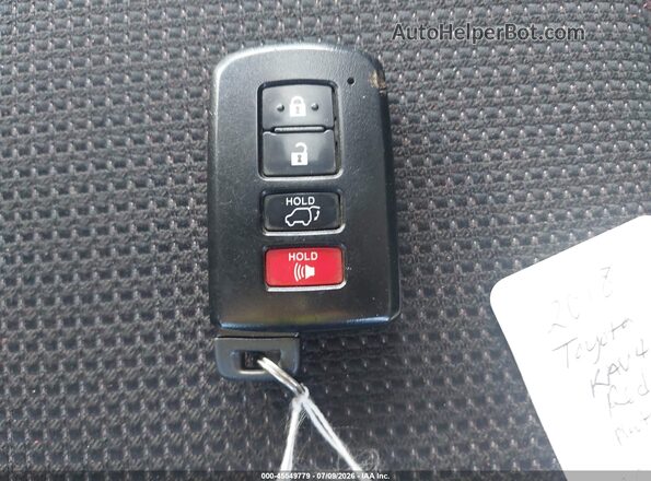 2T3RFREV6JW844152 2018 TOYOTA RAV4 Red Vista del salpicadero