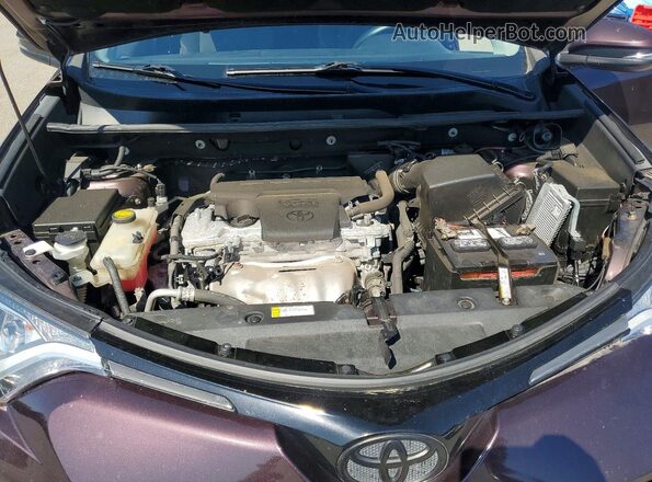 2T3RFREV7GW512200 2016 TOYOTA RAV4 Purple Вид підкапотного простору