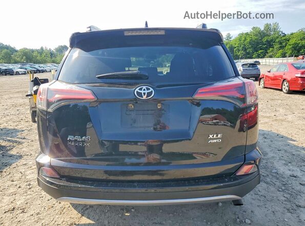 2T3RFREV7HW552035 2017 TOYOTA RAV4 Black Widok z tyłu
