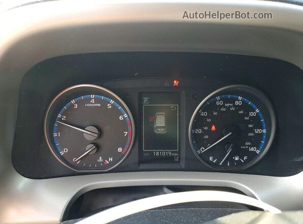2T3RFREV7HW552035 2017 TOYOTA RAV4 Black Widok zestawu wskaźników