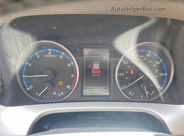2T3RFREV7HW554688 2017 TOYOTA RAV4 White Вид щитка приладів