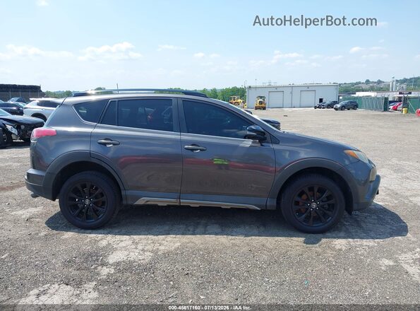 2T3RFREV7JW711917 2018 TOYOTA RAV4 Gray უკანა სალონის ხედი