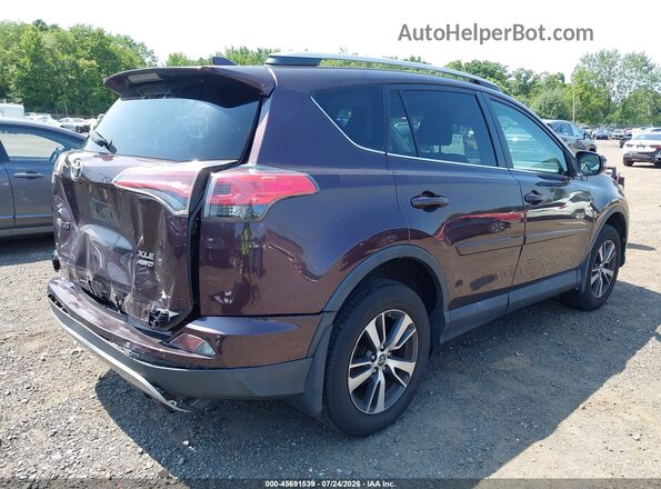 2T3RFREV7JW727308 2018 TOYOTA RAV4 Purple Vista frontal