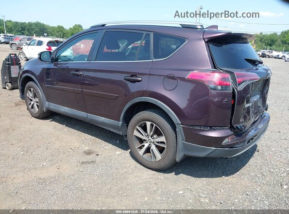 2T3RFREV7JW727308 2018 TOYOTA RAV4 Purple Trasero izquierdo