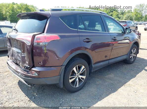 2T3RFREV7JW727308 2018 TOYOTA RAV4 Purple Trasero derecho