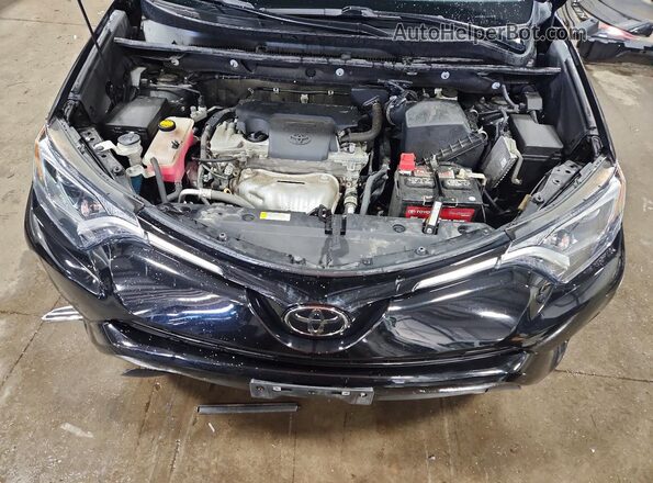 2T3RFREV7JW822760 2018 TOYOTA RAV4 Black Vista del compartimento del motor
