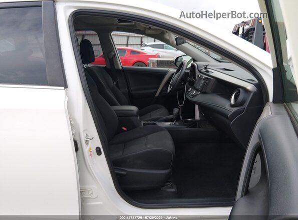2T3RFREV8GW465565 2016 TOYOTA RAV4 White Widok wnętrza z przodu
