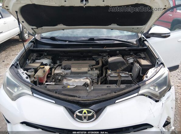 2T3RFREV8GW465565 2016 TOYOTA RAV4 White Widok z tyłu