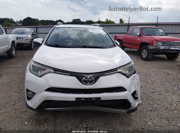 2T3RFREV8GW465565 2016 TOYOTA RAV4 White Widok zestawu wskaźników