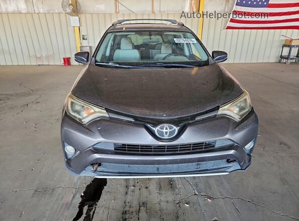 2T3RFREV8GW494676 2016 TOYOTA RAV4 Gray Widok z przodu