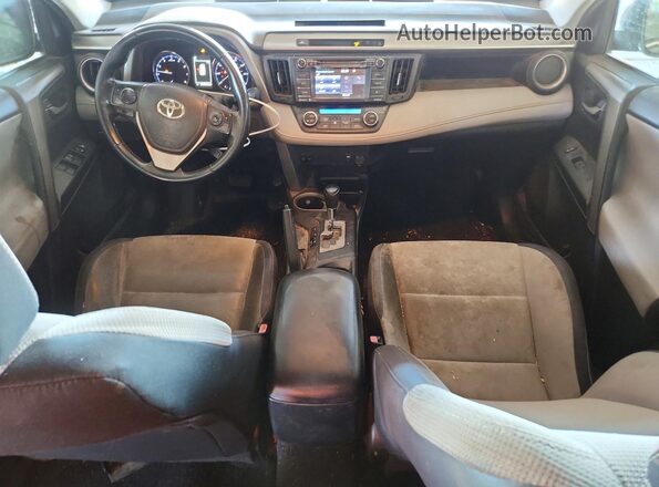 2T3RFREV8GW494676 2016 TOYOTA RAV4 Gray Widok deski rozdzielczej