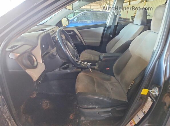 2T3RFREV8GW494676 2016 TOYOTA RAV4 Gray Widok wnętrza z przodu
