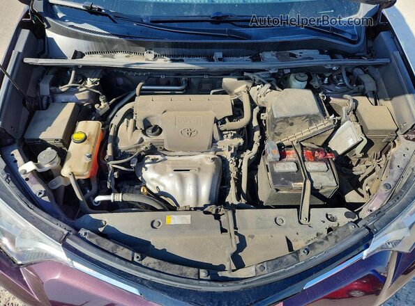2T3RFREV8HW589904 2017 TOYOTA RAV4 Purple Շարժիչի բաժամունքի տեսք