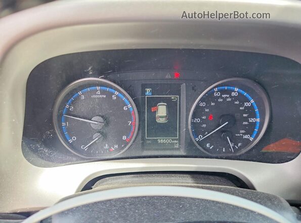 2T3RFREV8HW631486 2017 TOYOTA RAV4 Black Vista del cuadro de instrumentos