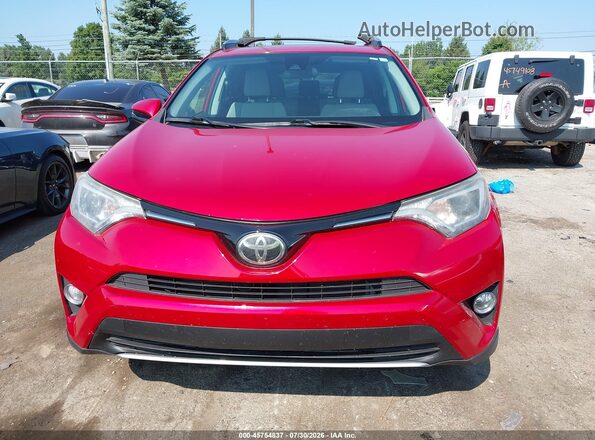 2T3RFREV8HW646246 2017 TOYOTA RAV4 Red Вид щитка приладів