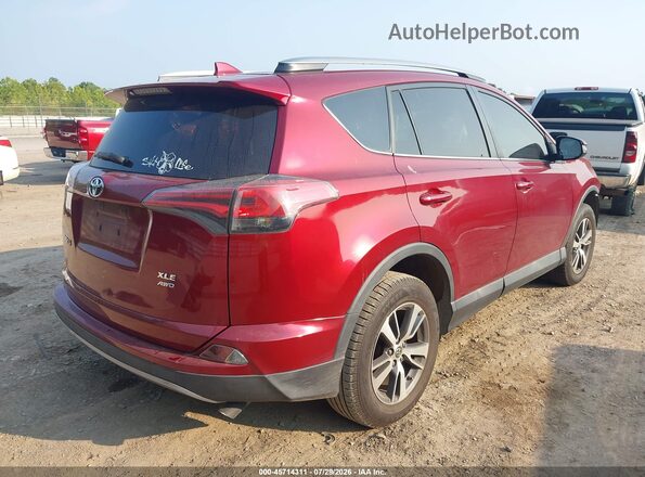 2T3RFREV8JW704961 2018 TOYOTA RAV4 Red Հետևի աջ