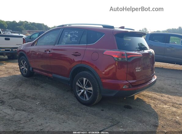 2T3RFREV8JW704961 2018 TOYOTA RAV4 Red Հետևի ձախ