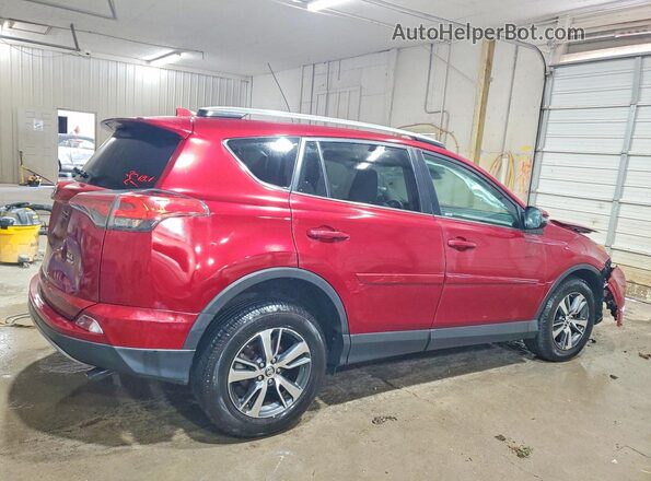 2T3RFREV8JW716723 2018 TOYOTA RAV4 Red Հետևի աջ