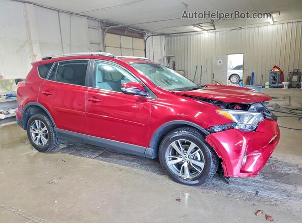 2T3RFREV8JW716723 2018 TOYOTA RAV4 Red Առջևի աջ
