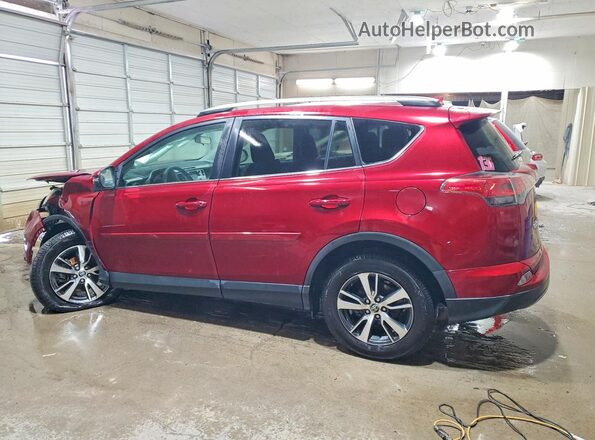 2T3RFREV8JW716723 2018 TOYOTA RAV4 Red Հետևի ձախ